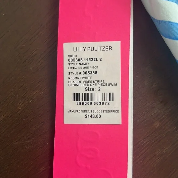NWT Sz 2 Pulitzer loraline one piece swimsuit - Picture 5 of 6
